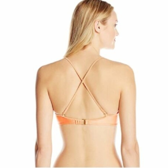 NWT Luli Fama Let’s Be Mermaids Crochet Loops Cutout Sporty Bra Top Sea Shell S - Picture 7 of 11